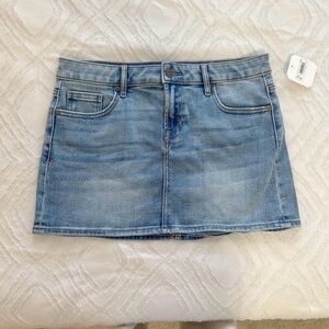 NWT altar’d state Denim Mini Skirt - Light Blue